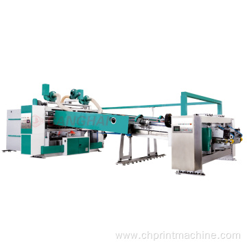 corrugated box printing folding gluing inline machine